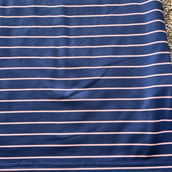 Vineyard Vines Performance Polo XL Blue Pink Pinstripe Short Sleeve CC Logo - Picture 10 of 10